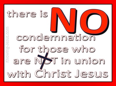 Romans 8:1 There Is No Condemnation In Christ Jesus (red)